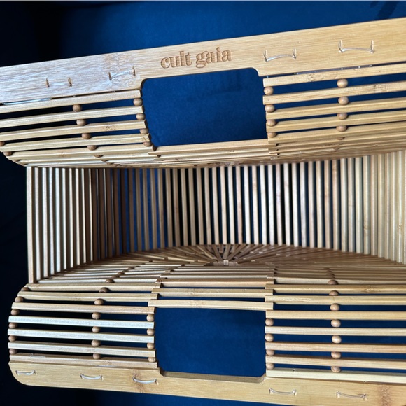 Cult Gaia Iconic LARGE Ark Bamboo Bag Excellent Condition - Picture 4 of 10